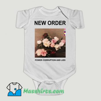 Funny New Order Power Corruption and Lies Baby Onesie