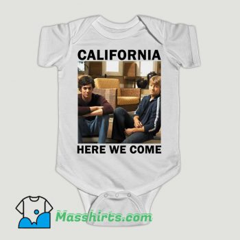 Funny OC California Here We Come Baby Onesie