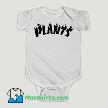 Funny Plant Flame Baby Onesie