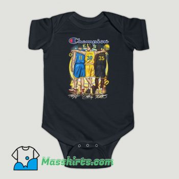 Funny Stephen Curry Golden States Warriors Champions Baby Onesie