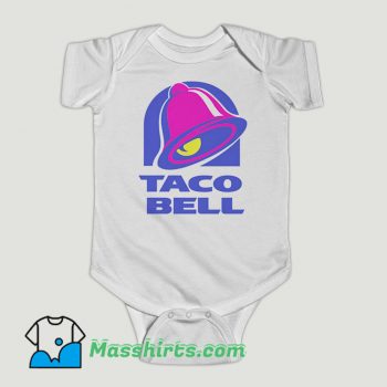 Funny Taco Bell Symbol Baby Onesie