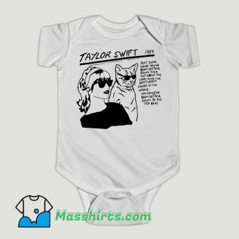Funny Taylor Swift Sonic Youth Baby Onesie