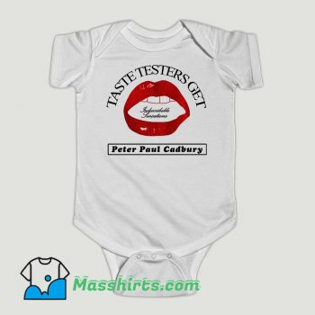 Funny Testers Get Peter Paul Cadbury Baby Onesie