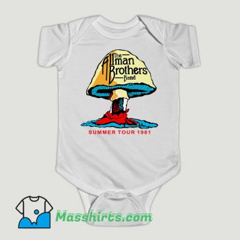 Funny The Allman Brothers Summer Tour 81 Baby Onesie