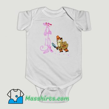 Funny The Pink Panther Inspector Clouseau Cartoon Baby Onesie