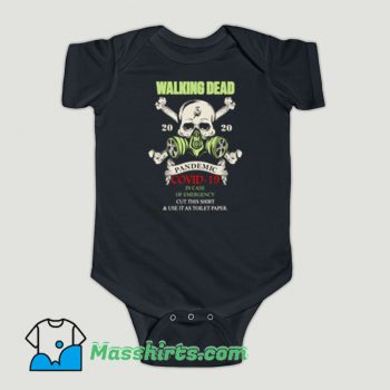 Funny The walking dead 2020 Pandemic Covid 19 Baby Onesie