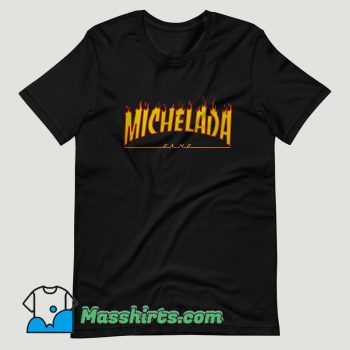 Guariz Michelada Gang Flame Thrasher T Shirt Design