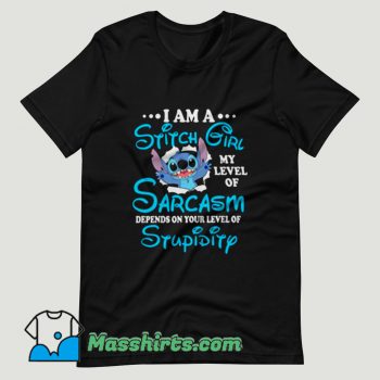 Im A Stitch Girl Disney T Shirt Design