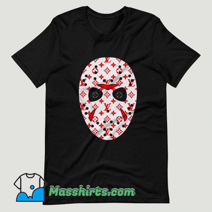 Jason Voorhees Mask Lv Monogram T Shirt Design