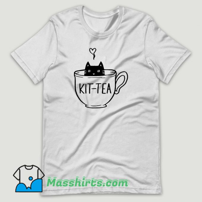 KIT TEA Cat T Shirt Design