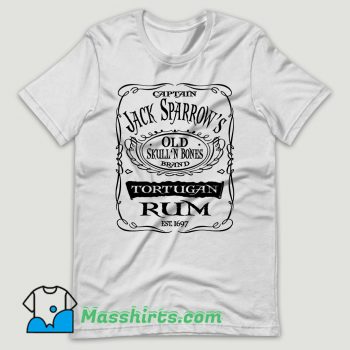 Pirates of the Caribbean Captain Jack Sparrow T Shirt Design