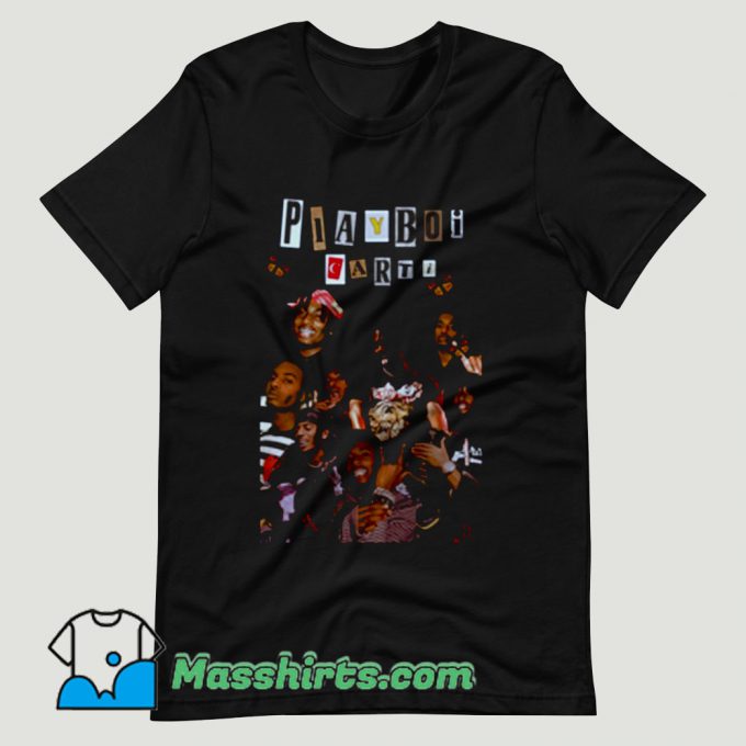 Playboi Carti Tour Concert Hip Hop T Shirt Design