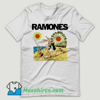 Ramones Rockaway Beach T Shirt Design