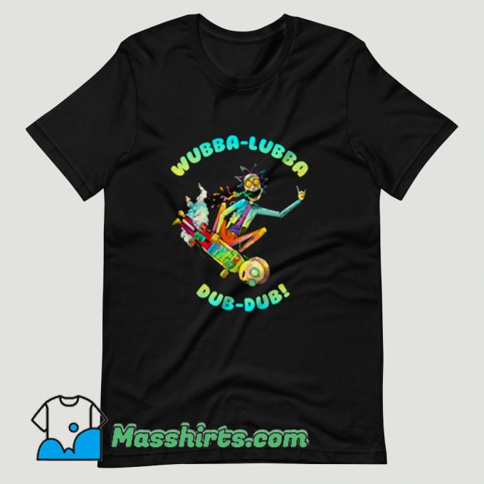 Rick and Morty Skate T Shirt Design