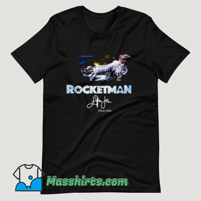 Rocketman Elton John Signature T Shirt Design