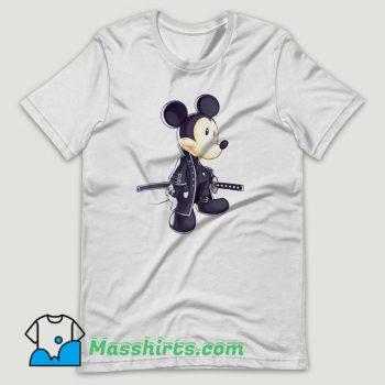Samurai Mickey Mouse T Shirt Design