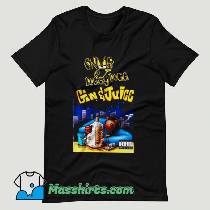 Snoop Dogg Gin And Juice T Shirt Design