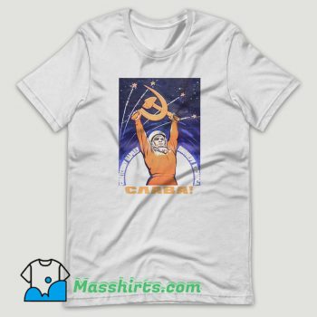 Soviet Space Astronaut Propaganda T Shirt Design