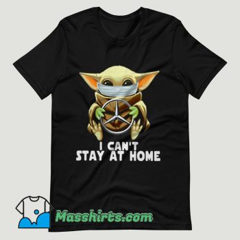 Star Wars Baby Yoda I Cant Stay At Home T Shirt Design