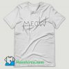 Street Letter MEOW Cat T Shirt Design