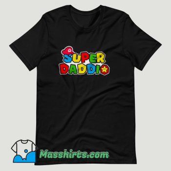 Super Daddio Mario Bros T Shirt Design