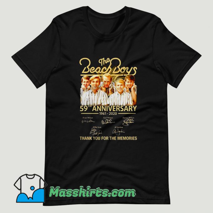 The Beach Boys 59th Anniversary T Shirt Design