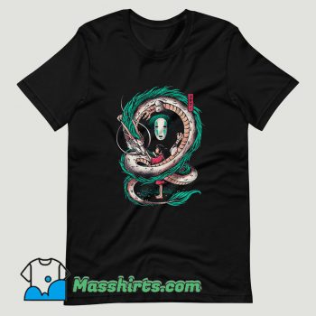 The girl and the dragon T Shirt Design