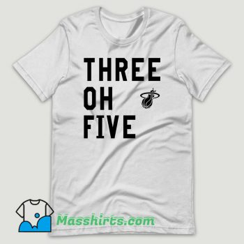 Three Oh Five Miami Heat T Shirt Design