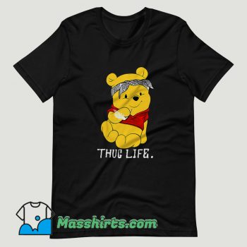 Winnie The Pooh Thug Life T Shirt Design
