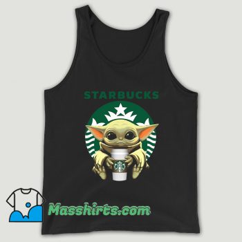 Baby Yoda Hug Starbucks Unisex Tank Top