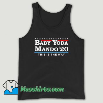 Baby Yoda Mando 2020 Unisex Tank Top