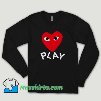 Comme Des Garcons Play Long Sleeve Shirt