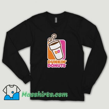 Dunkin Donuts Coffee Long Sleeve Shirt