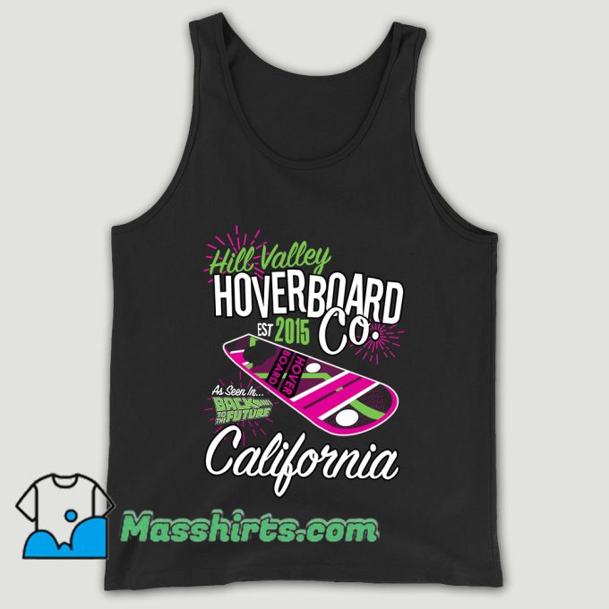 Hill Valley Hoverboard Back To The Future Vintage Unisex Tank Top