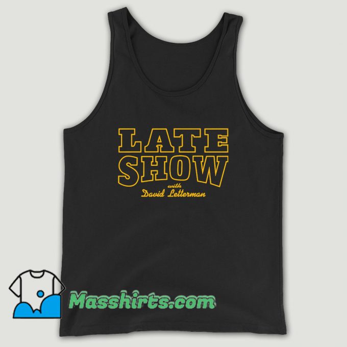 Late Show With David Letterman Unisex Tank Top