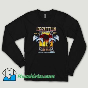 Led Zeppelin 1977 Inglewood Concert Long Sleeve Shirt