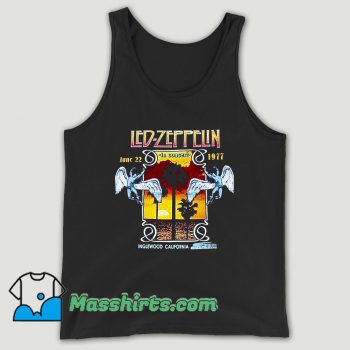 Led Zeppelin 1977 Inglewood Concert Unisex Tank Top