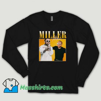 Mac Miller 90s Vintage Long Sleeve Shirt