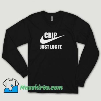Nike Logo Crip Just Loc It Long Sleeve Shirt