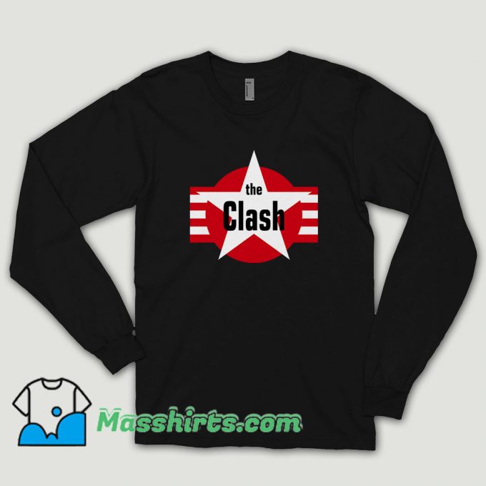 The Clash Star And Stripes Magnet Long Sleeve Shirt