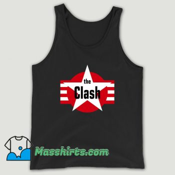 The Clash Star And Stripes Magnet Unisex Tank Top