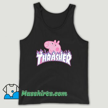 Thrasher Peppa Pig Cute Unisex Tank Top