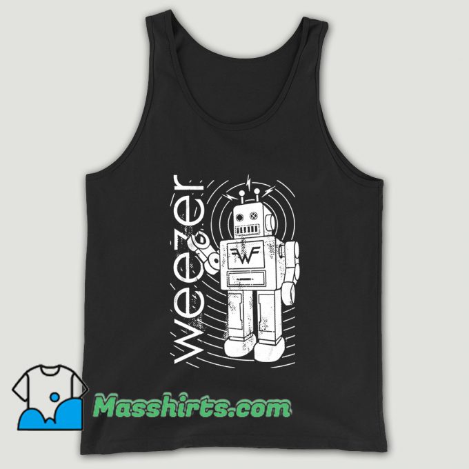 Weezer Robot Unisex Tank Top
