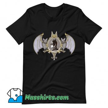 Official Cartoon Bat Crest T Shirt Design