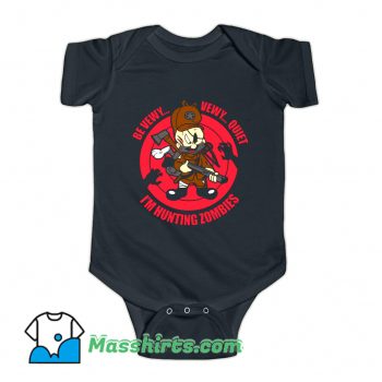 Be Vewy Quiet I Am Hunting Zombies Baby Onesie