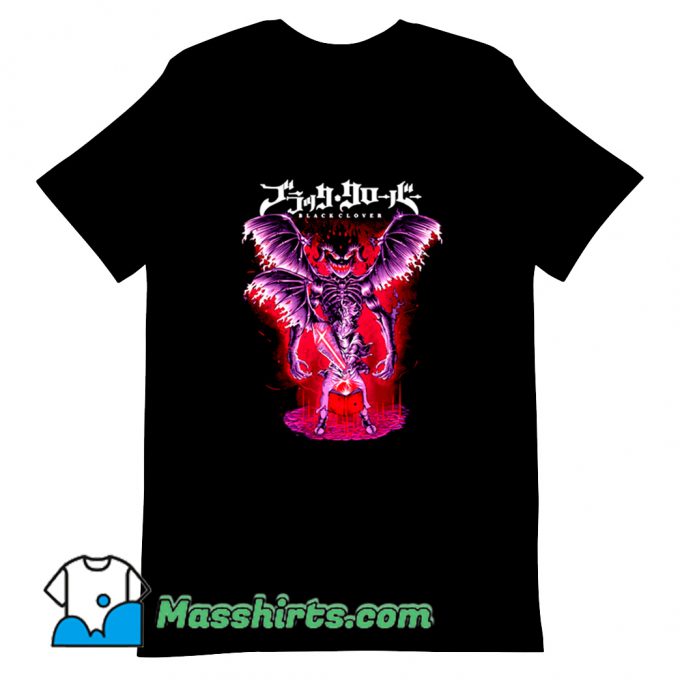 New Anime Black Clover Asta T Shirt Design