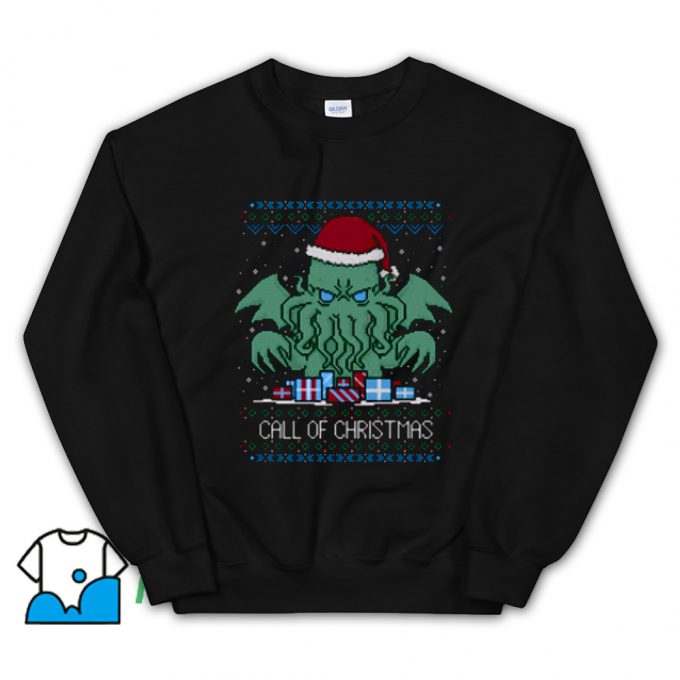 Classic Call Of Christmas Ugly Christmas Sweatshirt