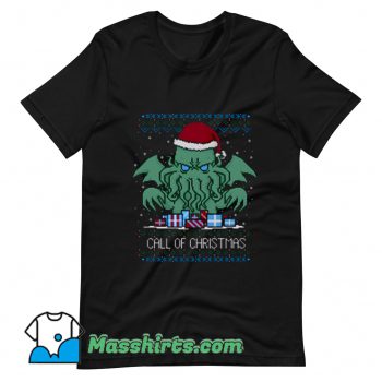 Call Of Christmas Ugly Christmas T Shirt Design