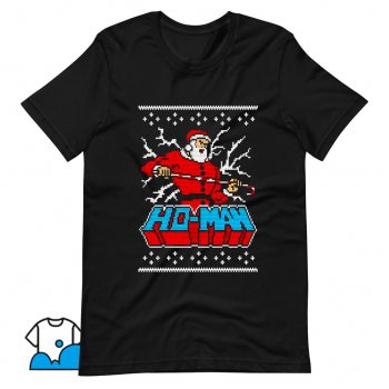 Ho-Man Santa Claus Christmas T Shirt Design