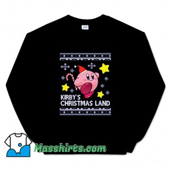 Official Kirby Christmas Land Knit Sweatshirt